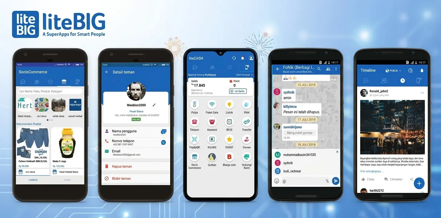 liteBIG SuperApps — XMPP encrypted messaging with OMEMO end-to-end encryption